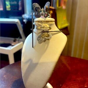 Sterling Silver Unique Bracelet And Beautiful Ring